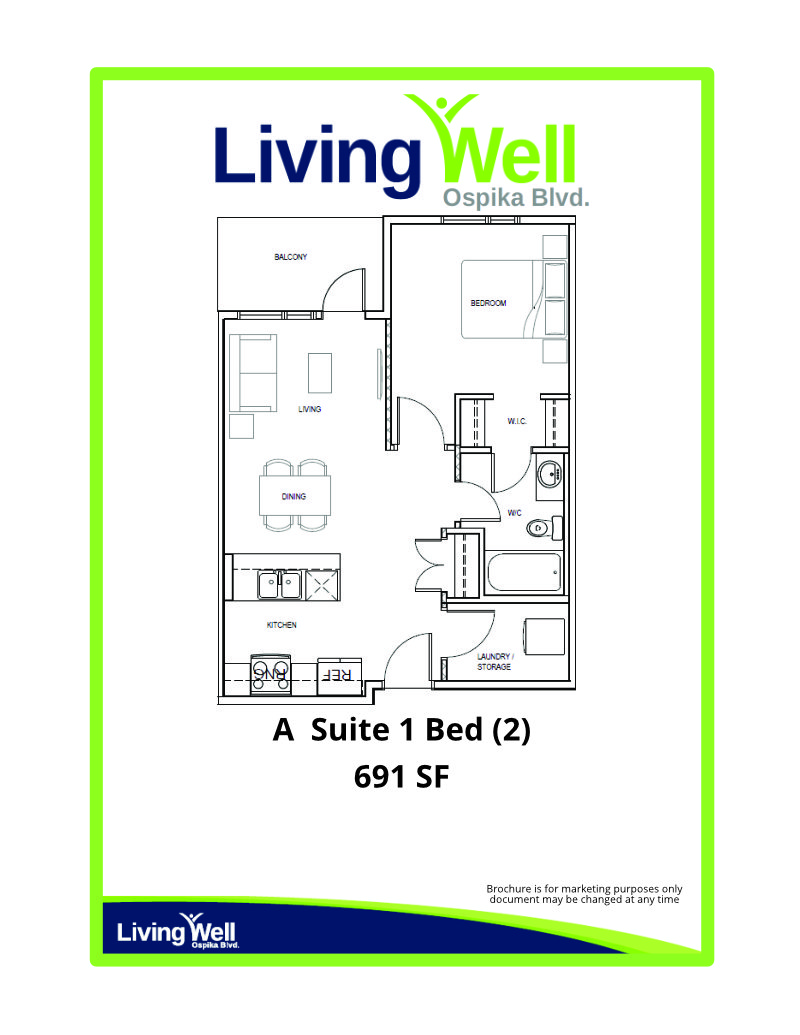 Floor Plan of A Suite