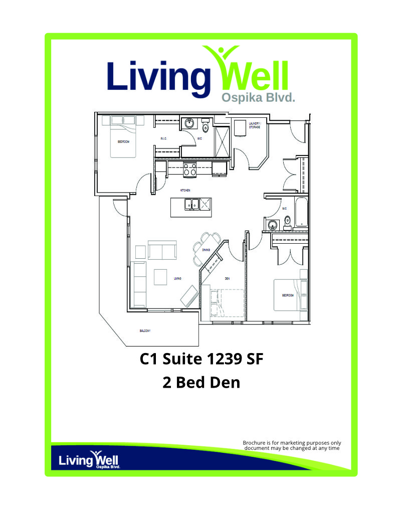 Floor Plan of C1 Suite